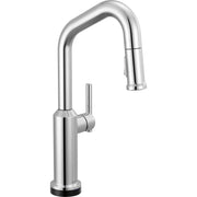 Delta Cordova-Touchless Bar/Prep Pulldown Faucet Angle Spout - Lumicoat Chrome
