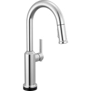 Delta Cordova-Touchless Bar/Prep Pulldown Faucet Arc Spout - Lumicoat Chrome