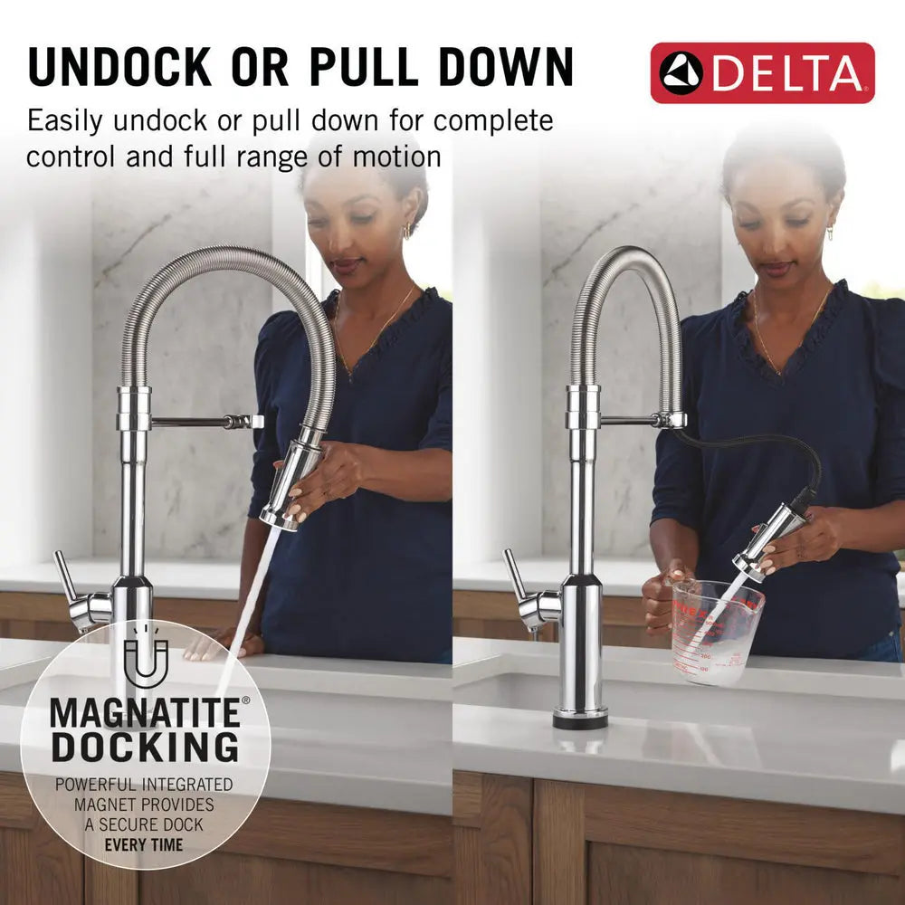 Delta Cordova-Touchless Kitchen Pro Faucet Spring Spout