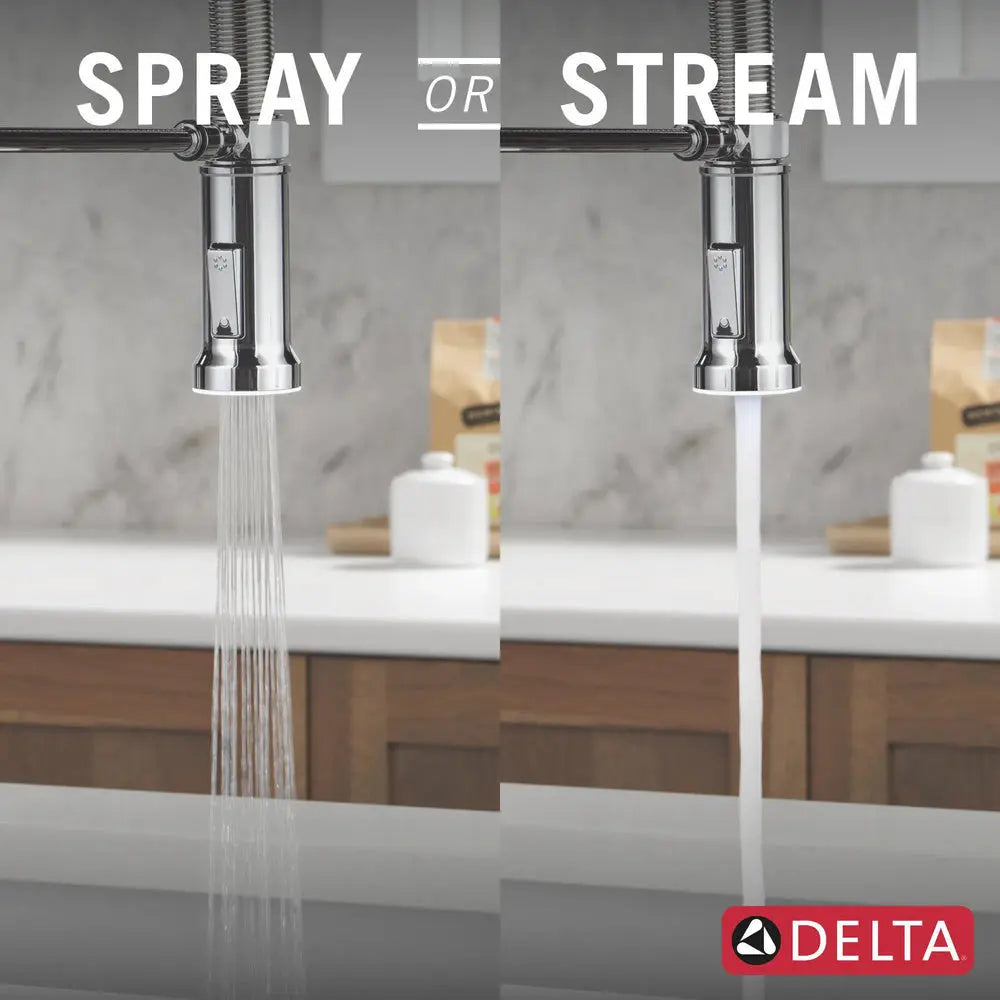 Delta Cordova-Touchless Kitchen Pro Faucet Spring Spout