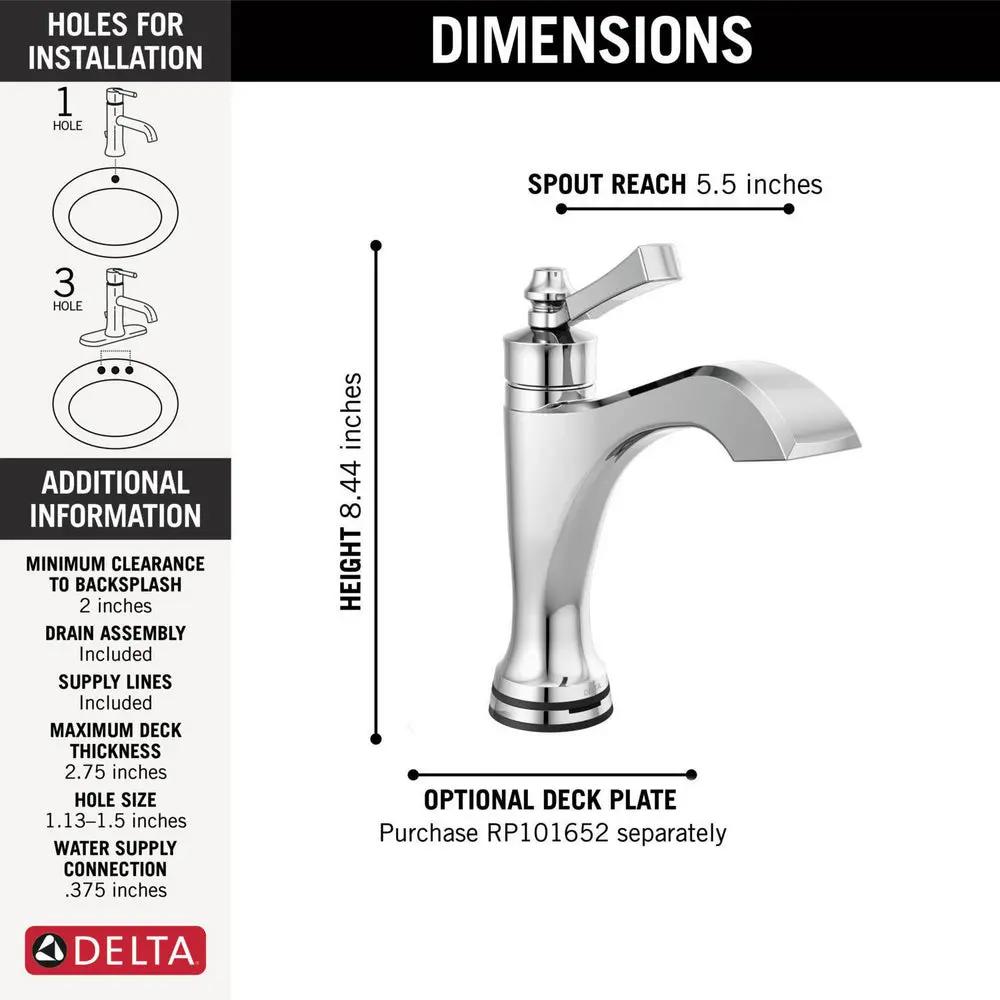 Delta DORVAL Touch2O Bathroom Faucet with Touchless Technology - Plumbing Market