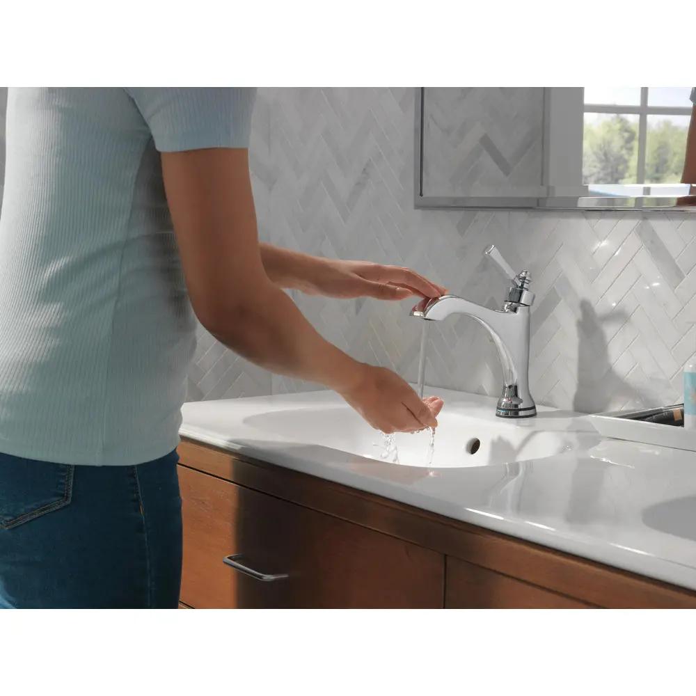 Delta DORVAL Touch2O Bathroom Faucet with Touchless Technology - Plumbing Market