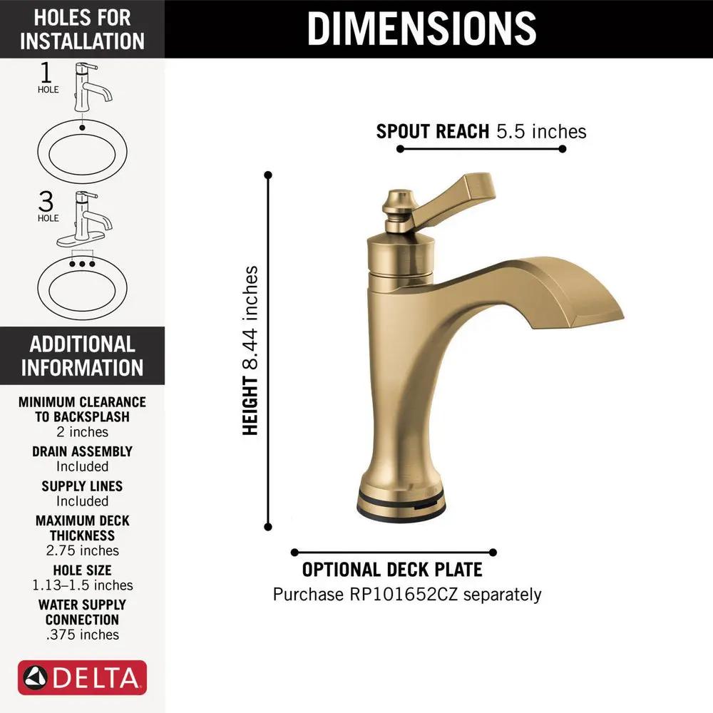 Delta DORVAL Touch2O Bathroom Faucet with Touchless Technology - Plumbing Market