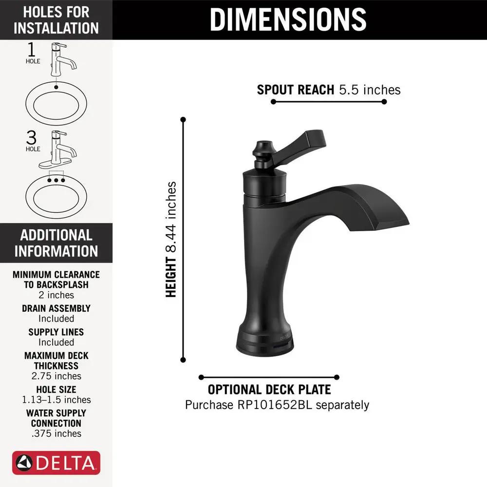 Delta DORVAL Touch2O Bathroom Faucet with Touchless Technology - Plumbing Market