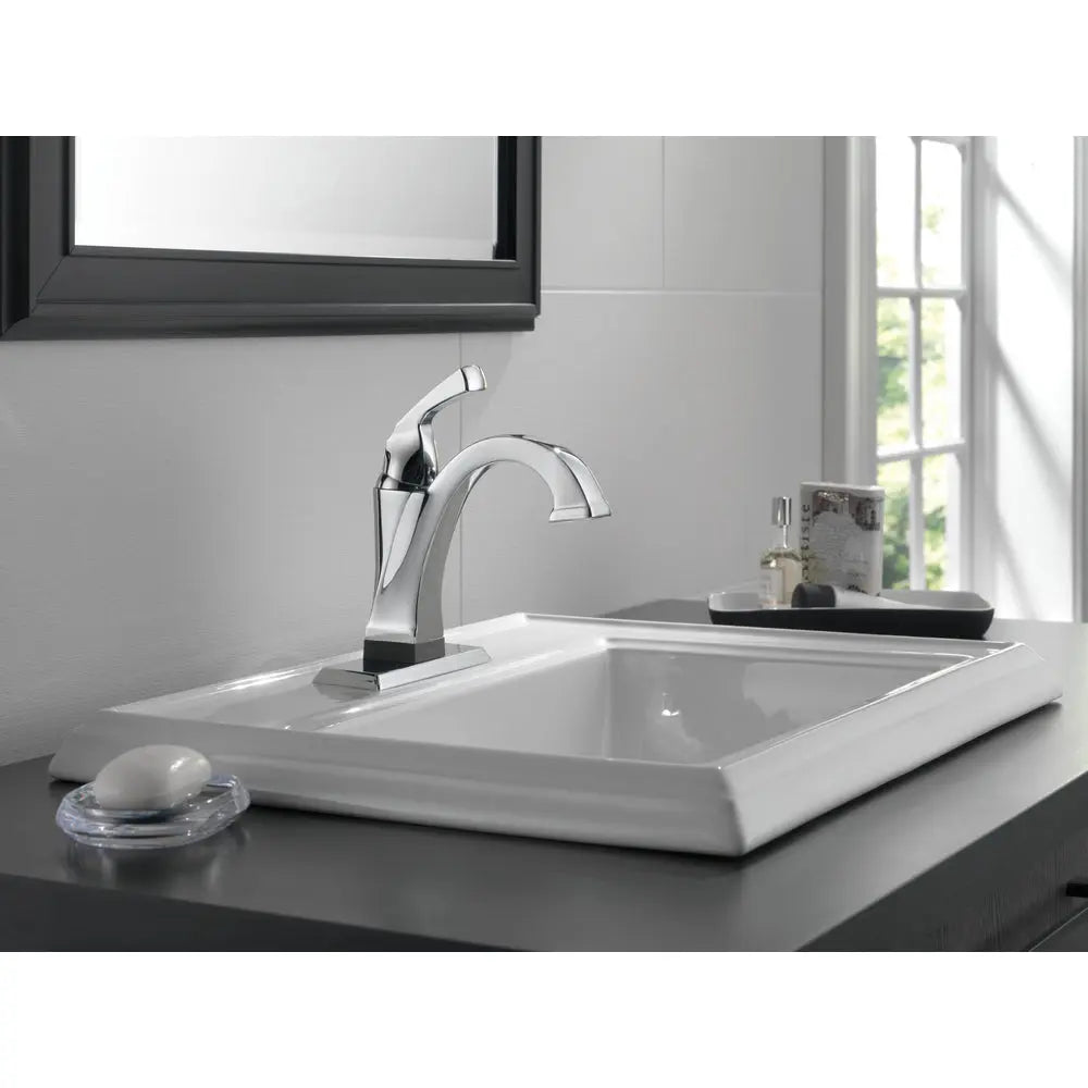 Delta DRYDEN Touch2O Bathroom Faucet with Touchless Technology Chrome - Plumbing Market