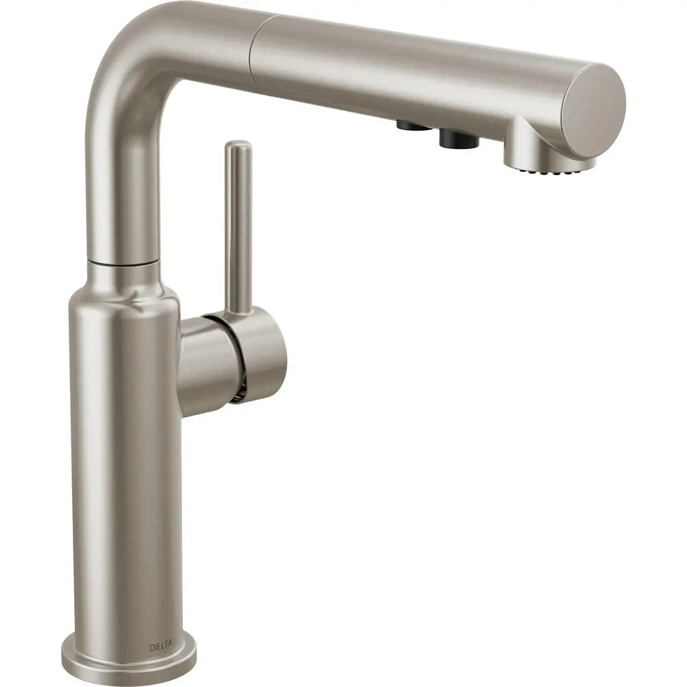 Delta Daneri Single Handle Pull-Out Kitchen Faucet 16879 - Stainless Steel