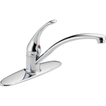 Delta Delta Foundations Single Handle Kitchen Faucet B1310LF - Plumbing Market