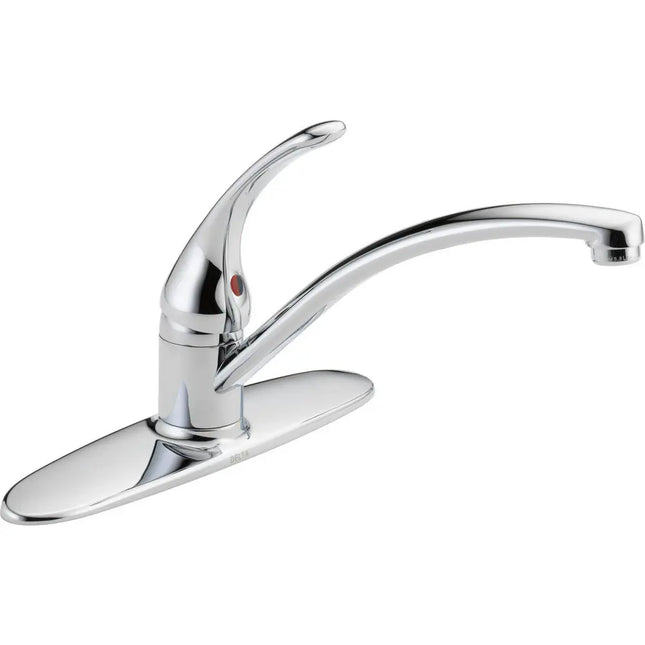 Delta Delta Foundations Single Handle Kitchen Faucet B1310LF - Plumbing Market