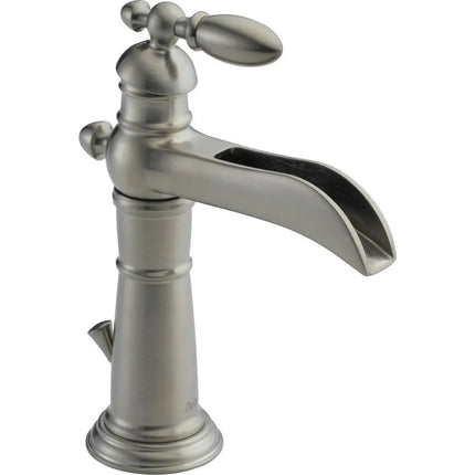Delta Delta Victorian: Single Handle Centerset Lavatory Faucet 554LF-SS - Plumbing Market