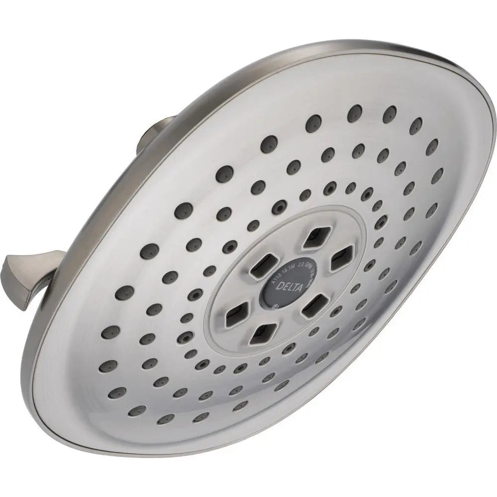 Delta Delta: 3 Setting H2Okinetics Contemporary Raincan Showerheads 52686-SS - Plumbing Market