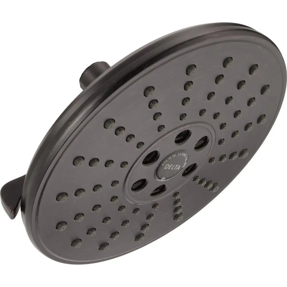 Delta Delta: 3 Setting H2Okinetics Transitional Raincan Showerheads 52688-RB - Plumbing Market