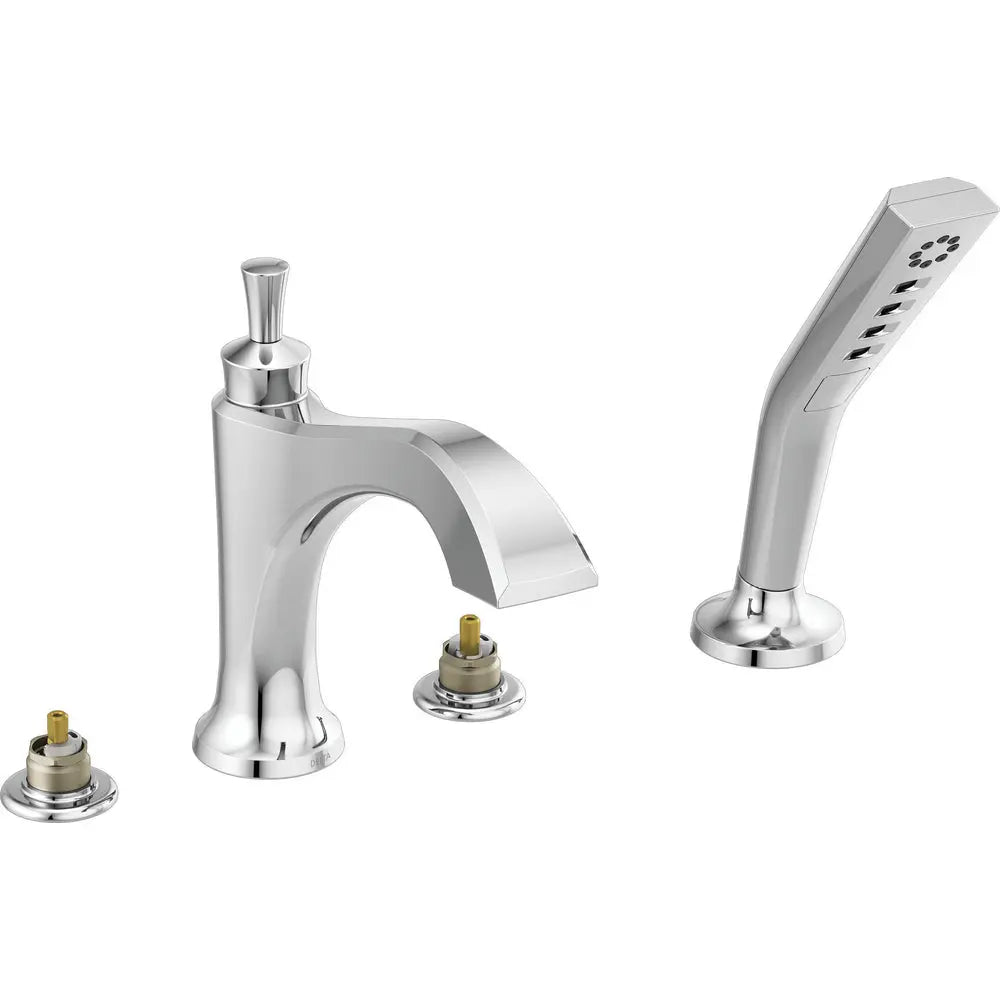 Delta Dorval Roman Tub with Hand Shower Trim - Less Handles T4756-LHP - Chrome
