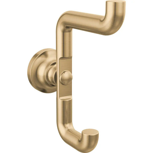 Delta Double Robe Hook 73535-CZ - Plumbing Market