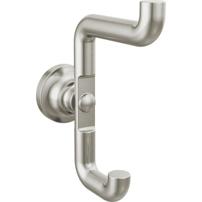 Delta Double Robe Hook 73535-SS - Plumbing Market
