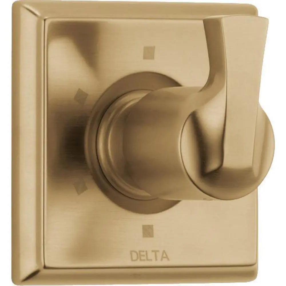Delta Dryden 6-Setting 3-Port Diverter Trim T11951 - Champagne Bronze