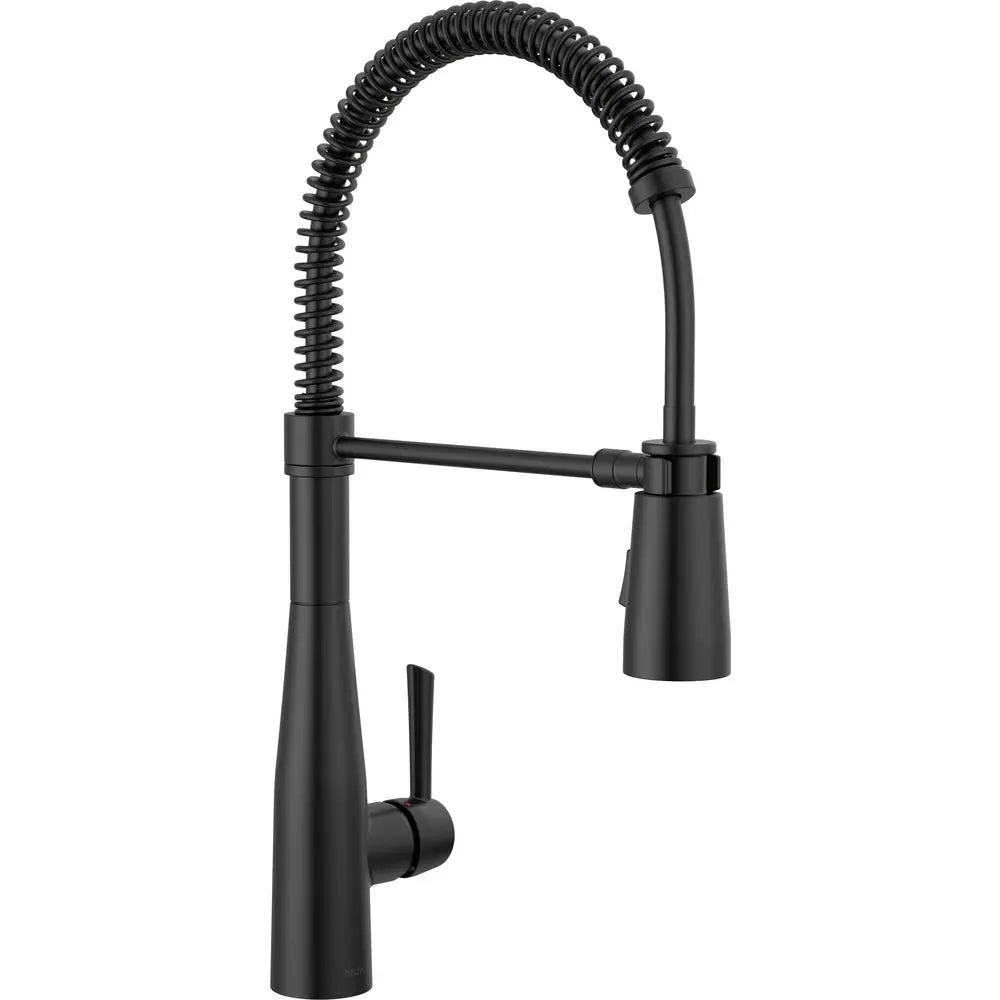 Delta Essa Single-Handle Pull-Down Spring Kitchen Faucet 9613 - Matte Black