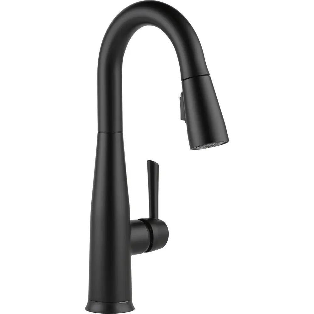 Delta Essa Single Handle Pull-down Bar/Prep Faucet with Touchless 9913TL - Matte Black
