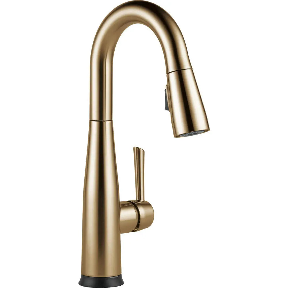 Delta Essa Single Handle Pull-down Bar/Prep Faucet with Touchless 9913TL - Champagne Bronze