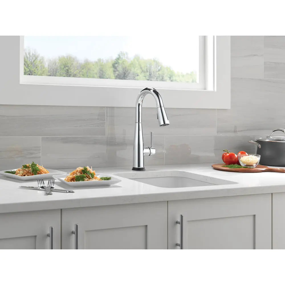 Delta Essa Single Handle Pull-down Bar/Prep Faucet with Touchless 9913TL