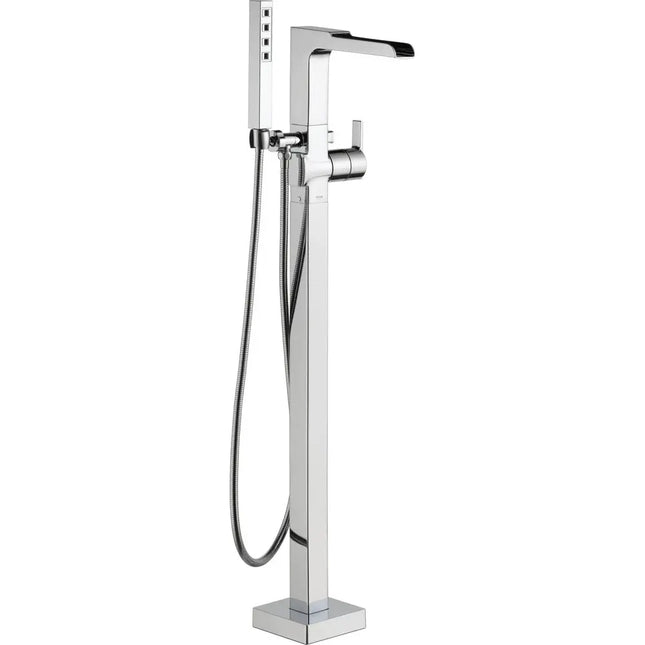 Delta Floor Mount Tub Filler With Handshower T4768-FL - Plumbing Market