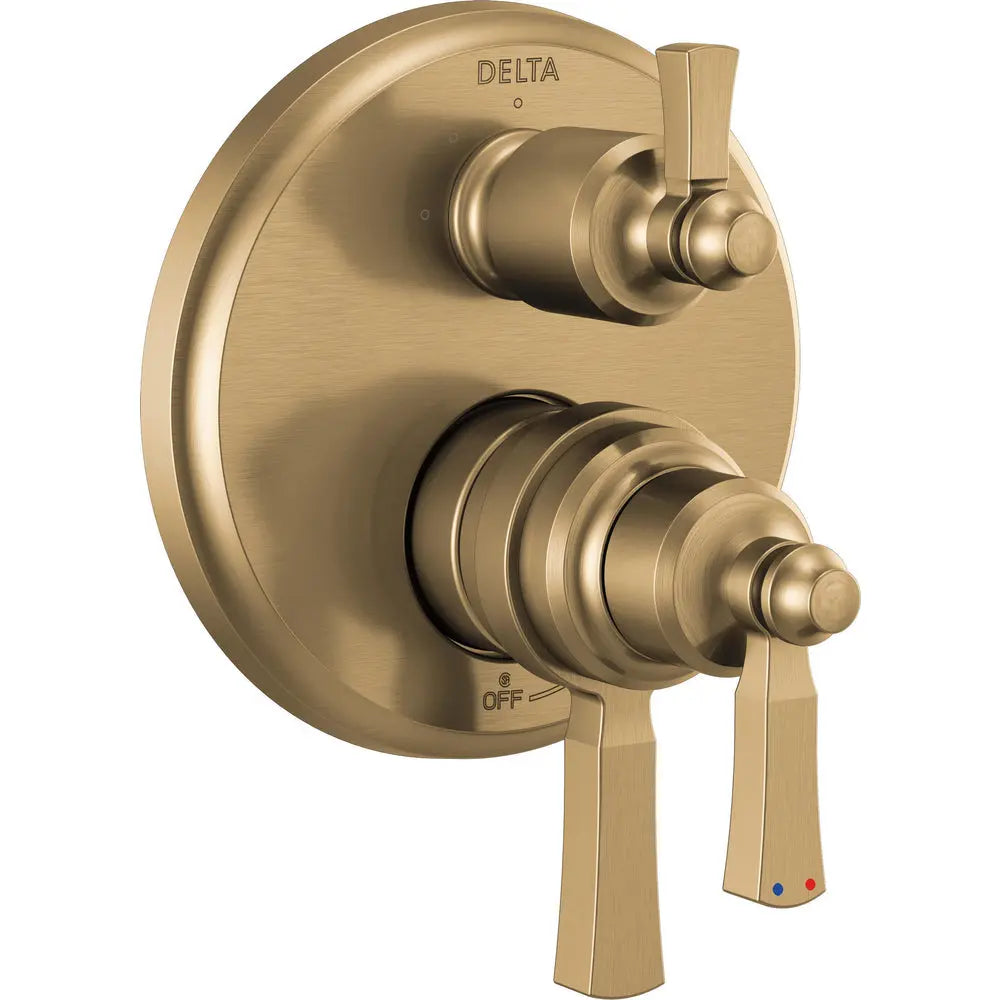 Delta Integrated Diverter Trim 3S   2L 17S T27856-CZ - Plumbing Market