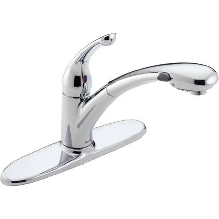 Delta Kitchen Pullout Faucet 1.5 Gpm 470-WE-DST - Plumbing Market
