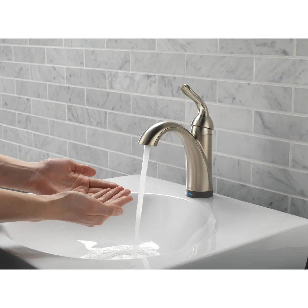 Delta LAHARA Touch2O Bathroom Faucet with Touchless Technology Stainless - Plumbing Market