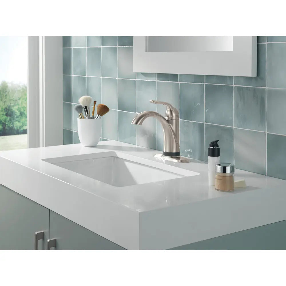 Delta LAHARA Touch2O Bathroom Faucet with Touchless Technology Stainless - Plumbing Market