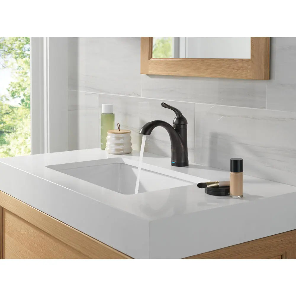Delta LAHARA Touch2O Bathroom Faucet with Touchless Technology Venetian Bronze - Plumbing Market