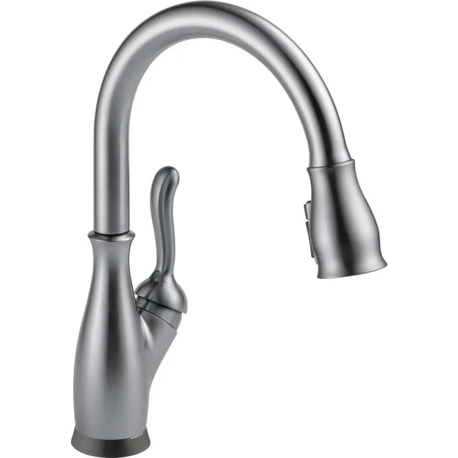 Delta LELAND Single Handle Pull-Down Kitchen Faucet with Touch2O and ShieldSpray Technologies - Plumbing Market