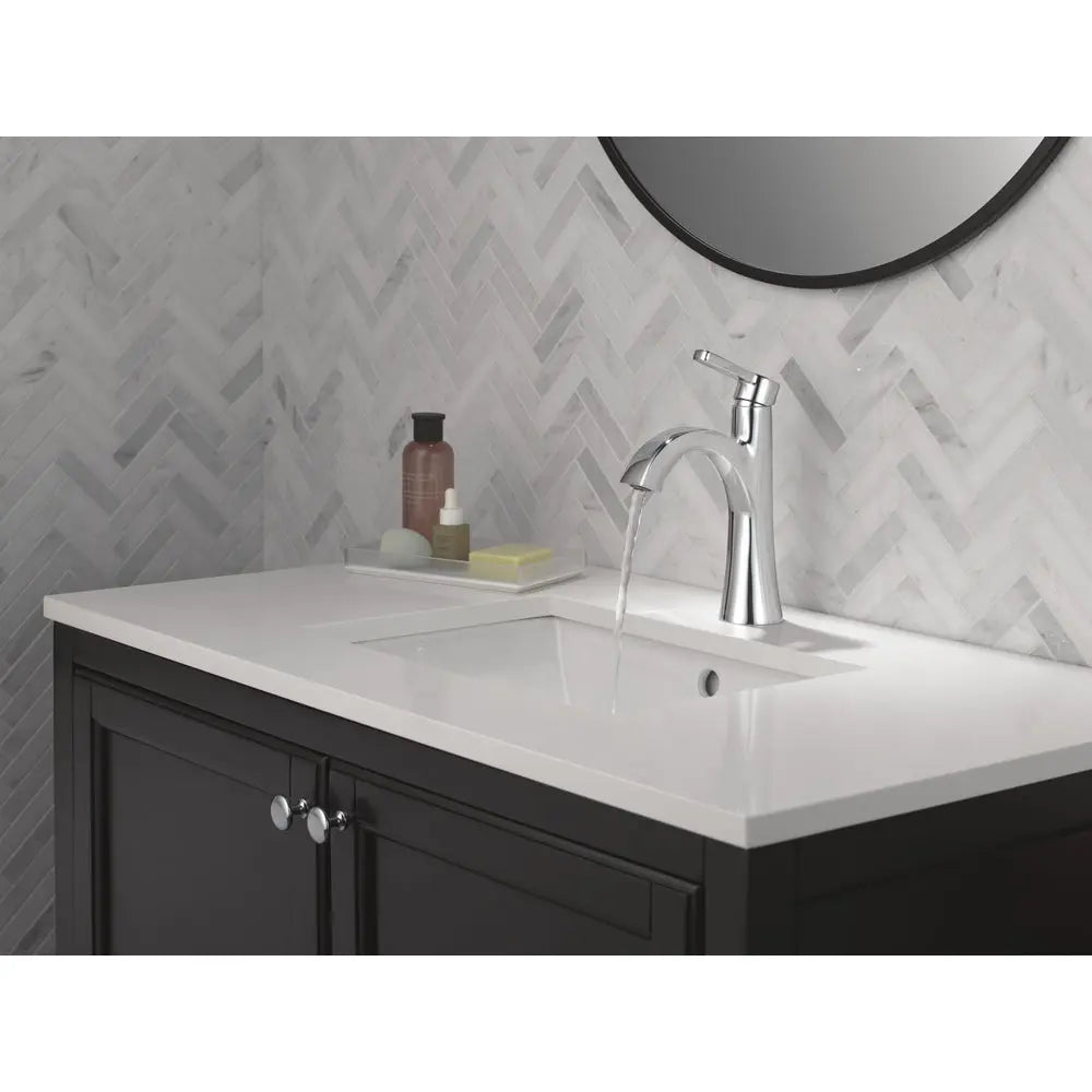 Delta LINEAX Top Handle Single Handle Bathroom Faucet
