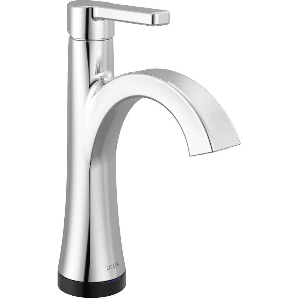 Delta LINEAX Top Handle Touch2O Bathroom Faucet with Touchless Technology