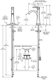 Delta LINEAX Top Handle Touch2O Bathroom Faucet