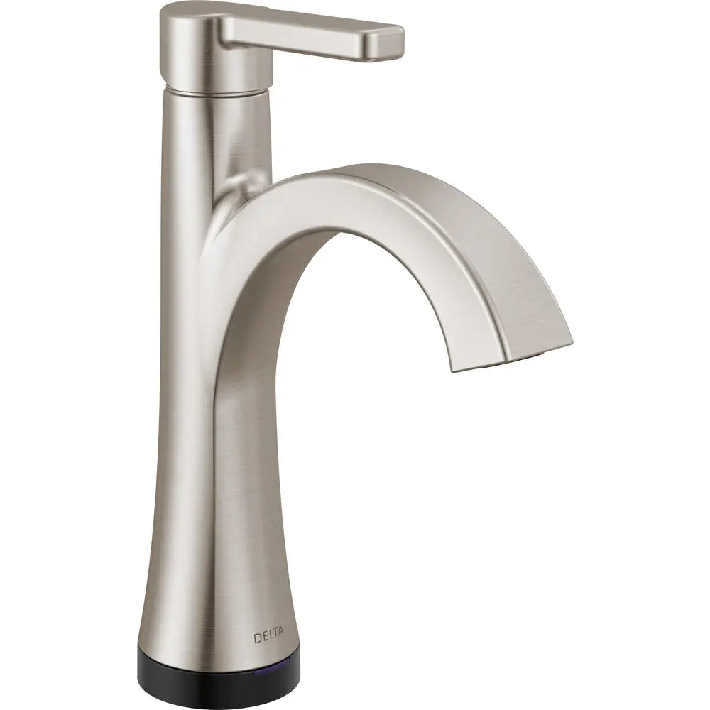 Delta LINEAX Top Handle Touch2O Bathroom Faucet with Touchless Technology