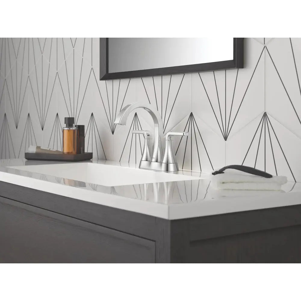 Delta LINEAX Two Handle Centerset Bathroom Faucet