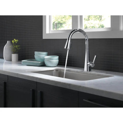 Delta Lenta Single-Handle Pull-Down Kitchen Faucet - Plumbing Market