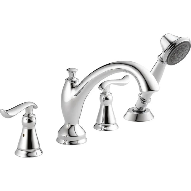 Delta Linden Roman Tub Faucet With Handshower Trim T4794 - Plumbing Market