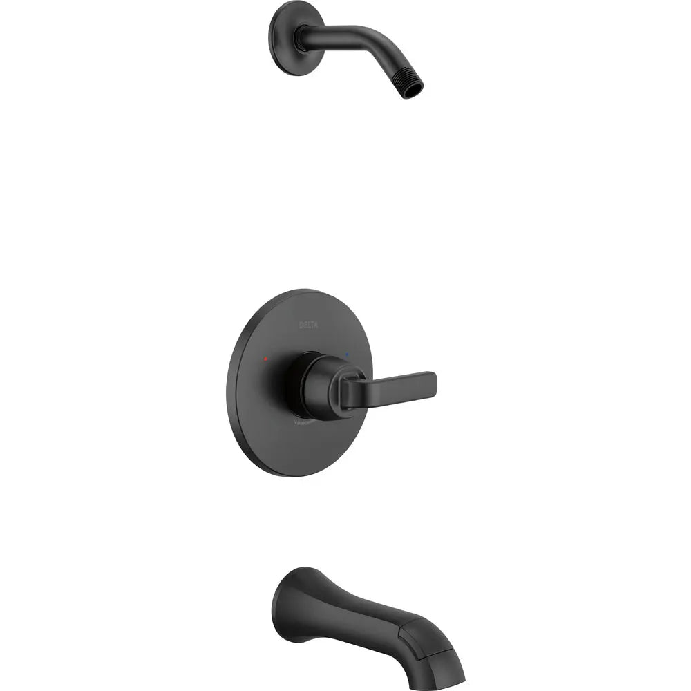 Delta Lineax Monitor 14 Series Tub & Shower Trim Less Head T14462-LHD - Matte Black