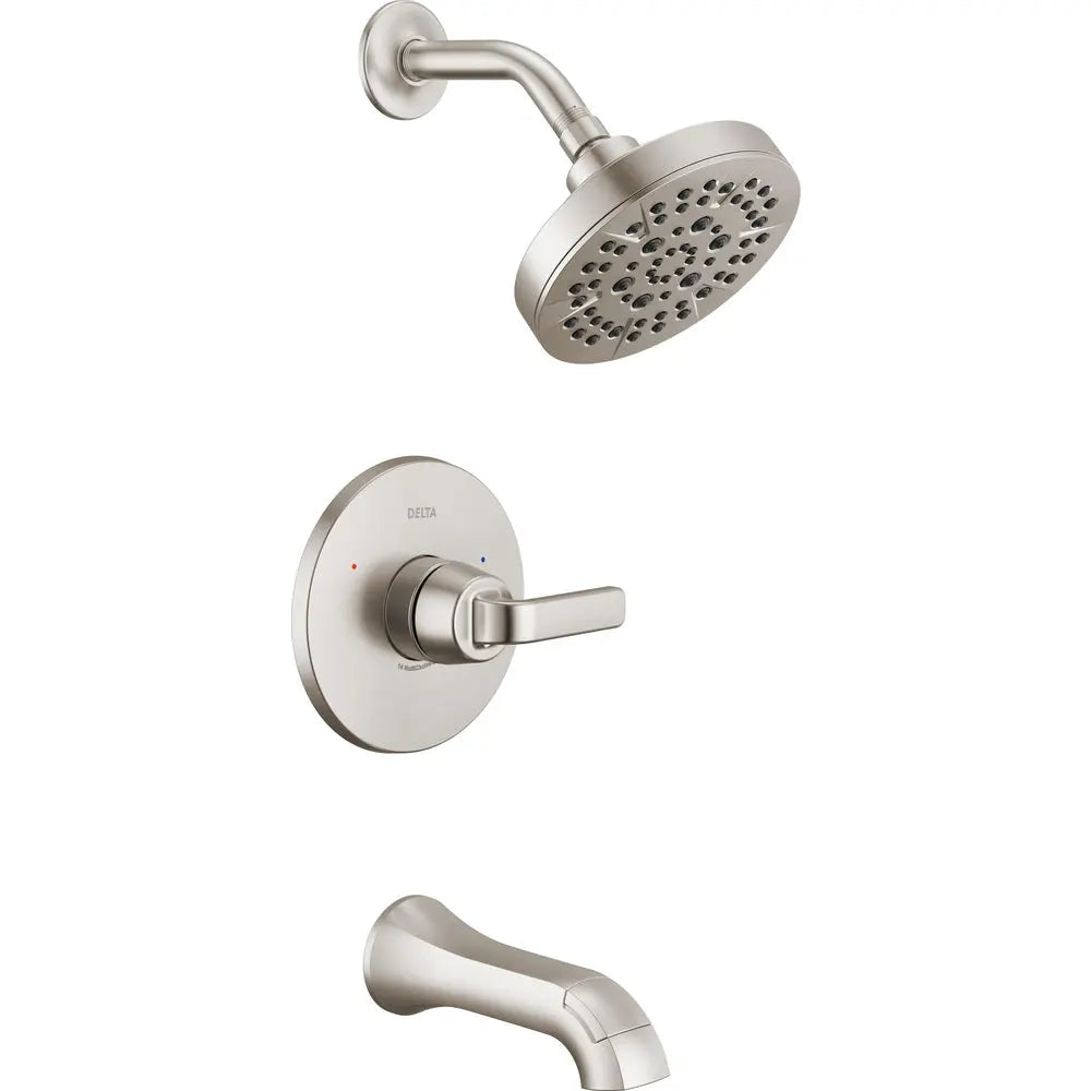 Delta Lineax Monitor 14 Series Tub & Shower Trim T14462 - Stainless Steel