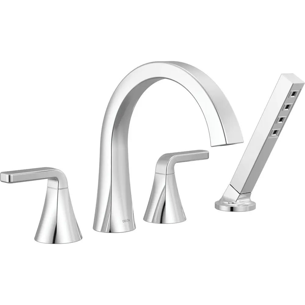 Delta Lineax Roman Tub Trim with Hand Shower T4762 - Chrome