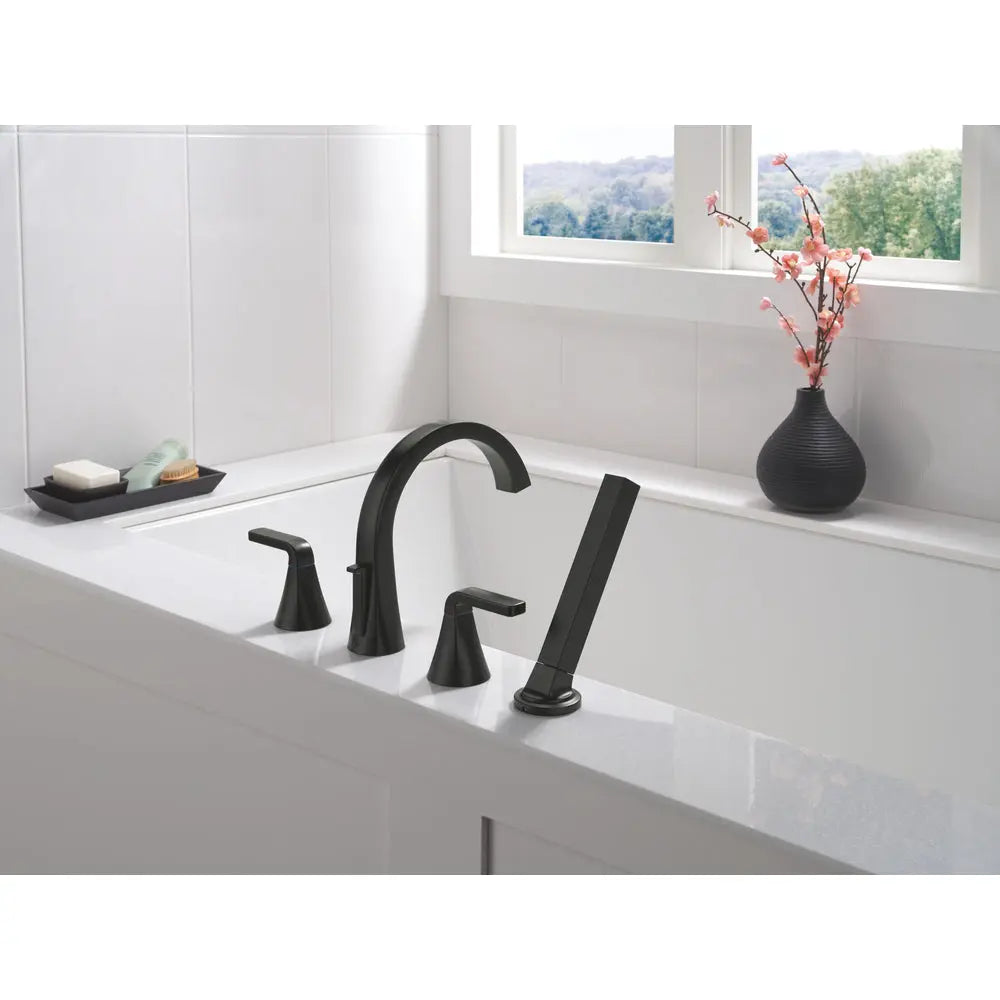 Delta Lineax Roman Tub Trim with Hand Shower T4762