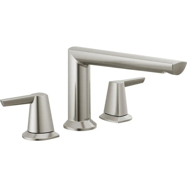Delta Lumicoat 3-Hole Roman Tub Tri M T2771-SS-PR - Plumbing Market