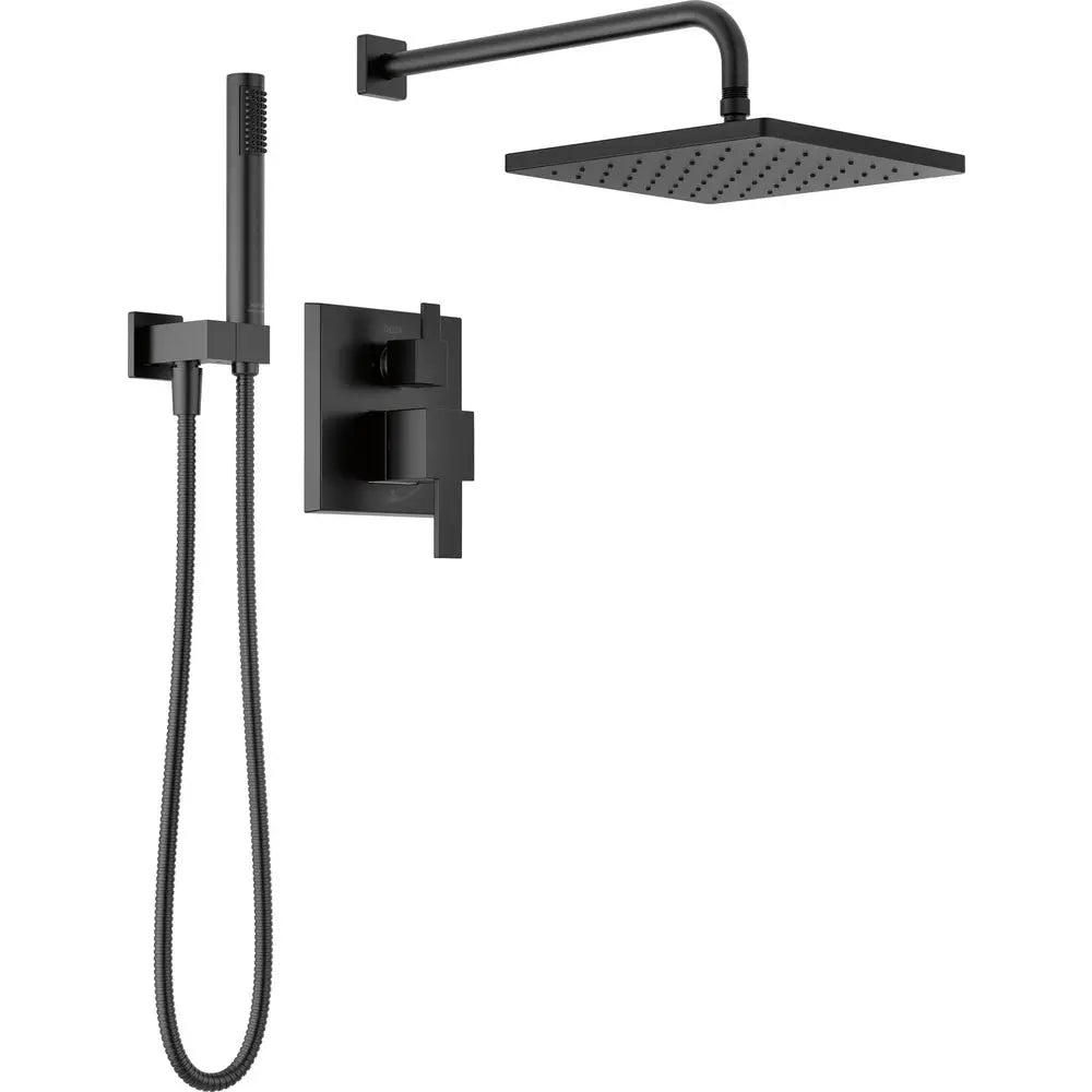 Delta Modern Monitor 14 Series Shower with Raincan & Hand Shower T342701 - Matte Black