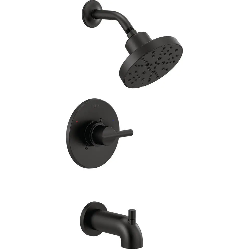 Delta Monitor 14 Series H2Okinetic Tub and Shower T144749 - Matte Black