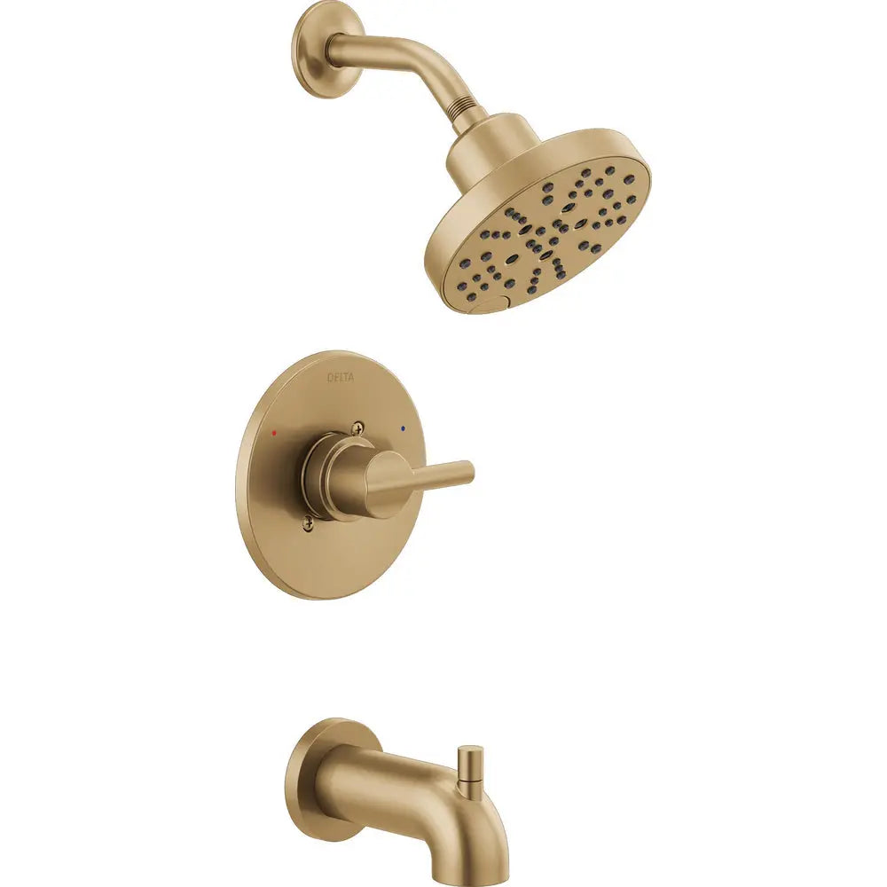 Delta Monitor 14 Series H2Okinetic Tub and Shower T144749 - Champagne Bronze