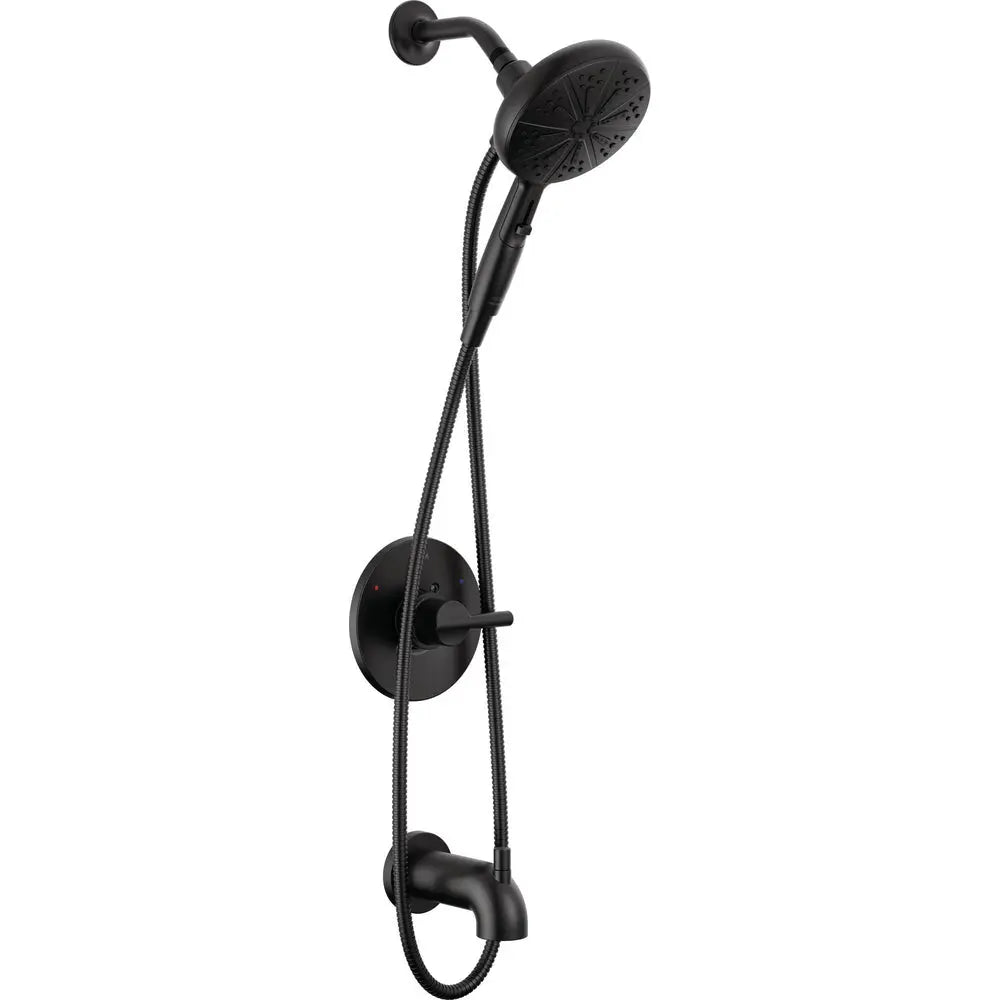 Delta Monitor 14 Series Tub and Shower with SureDock Hand Shower T144749-HS - Matte Black