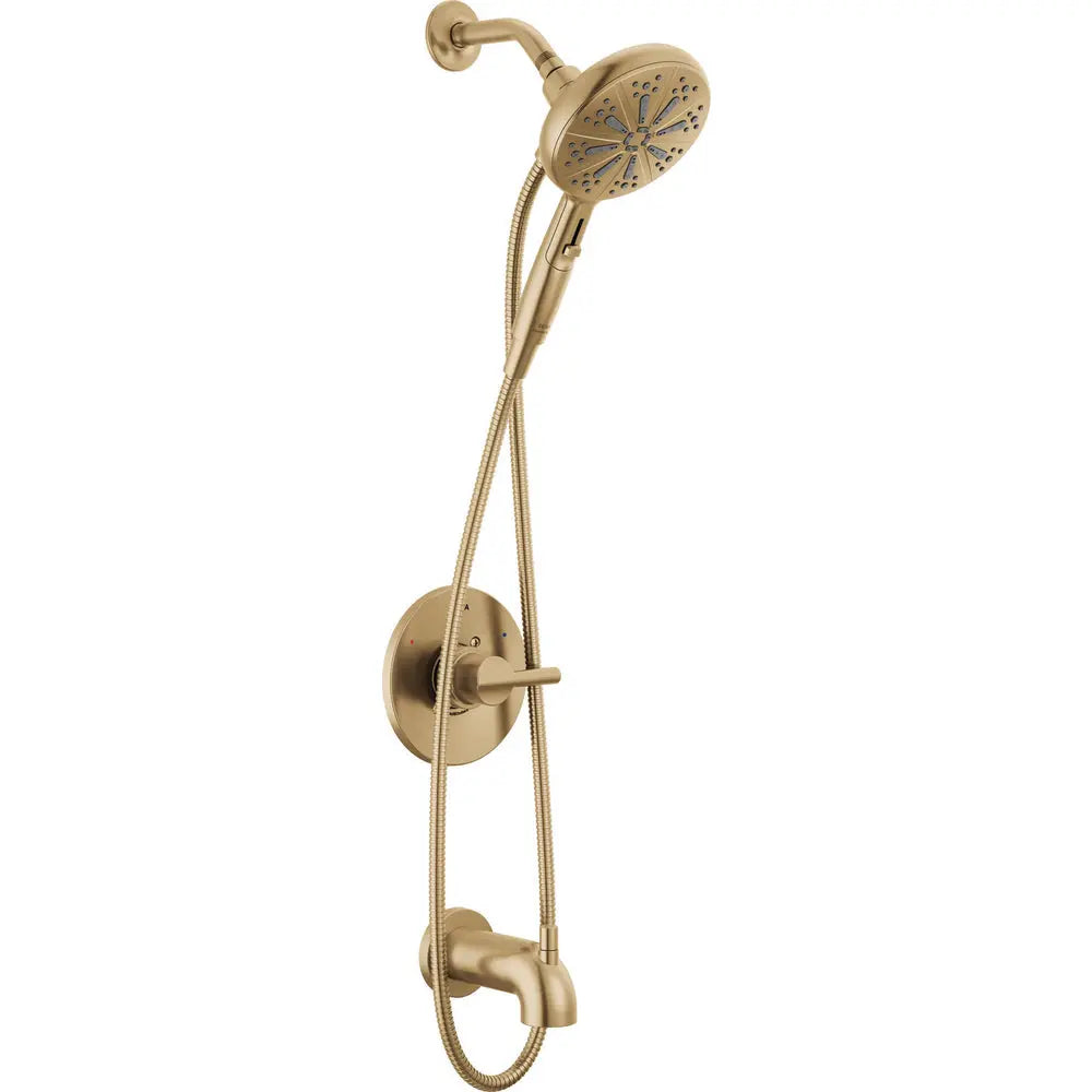 Delta Monitor 14 Series Tub and Shower with SureDock Hand Shower T144749-HS - Champagne Bronze