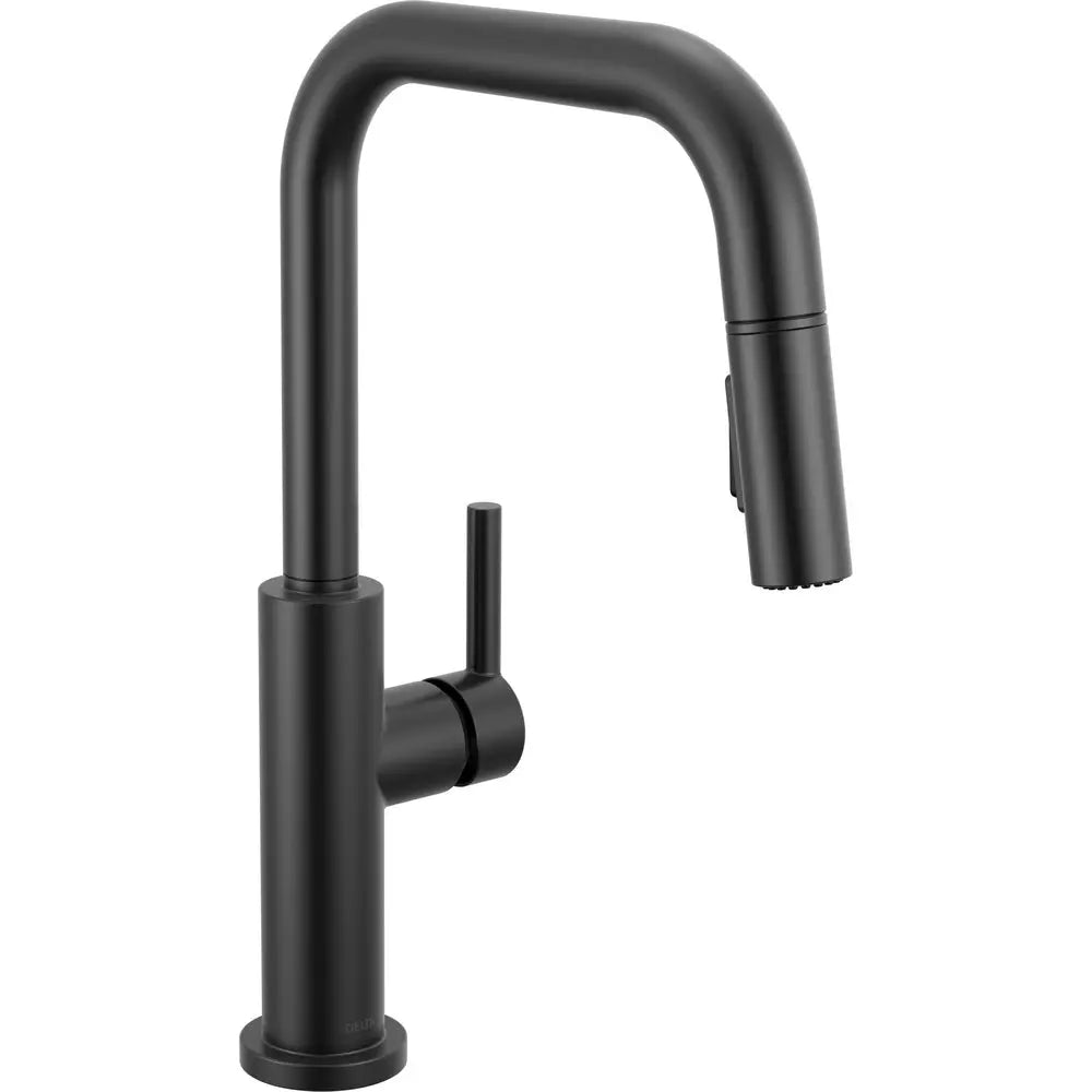 Delta Nicoli Double Bend Spout 19868LF - Matte Black