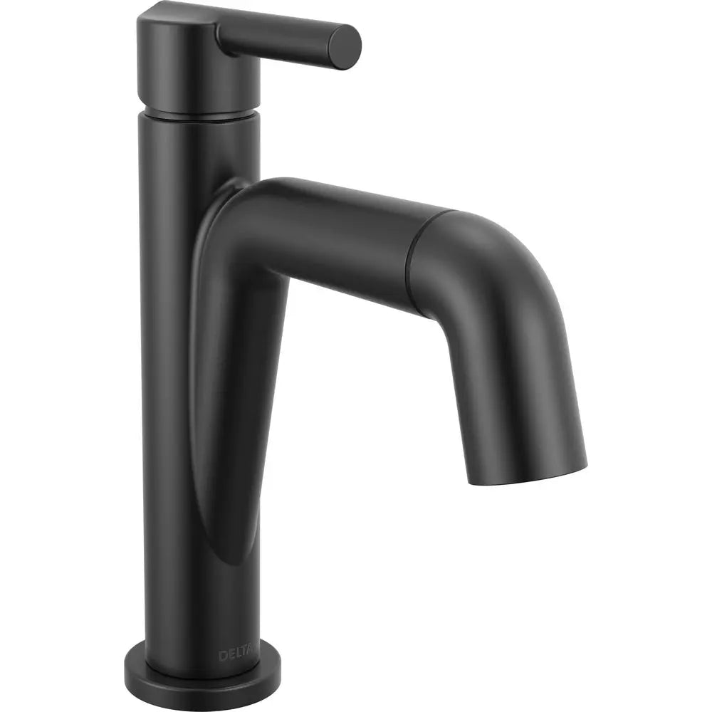 Delta Nicoli Single Handle Pull-Down Bathroom Faucet 15849LF-PD - Matte Black