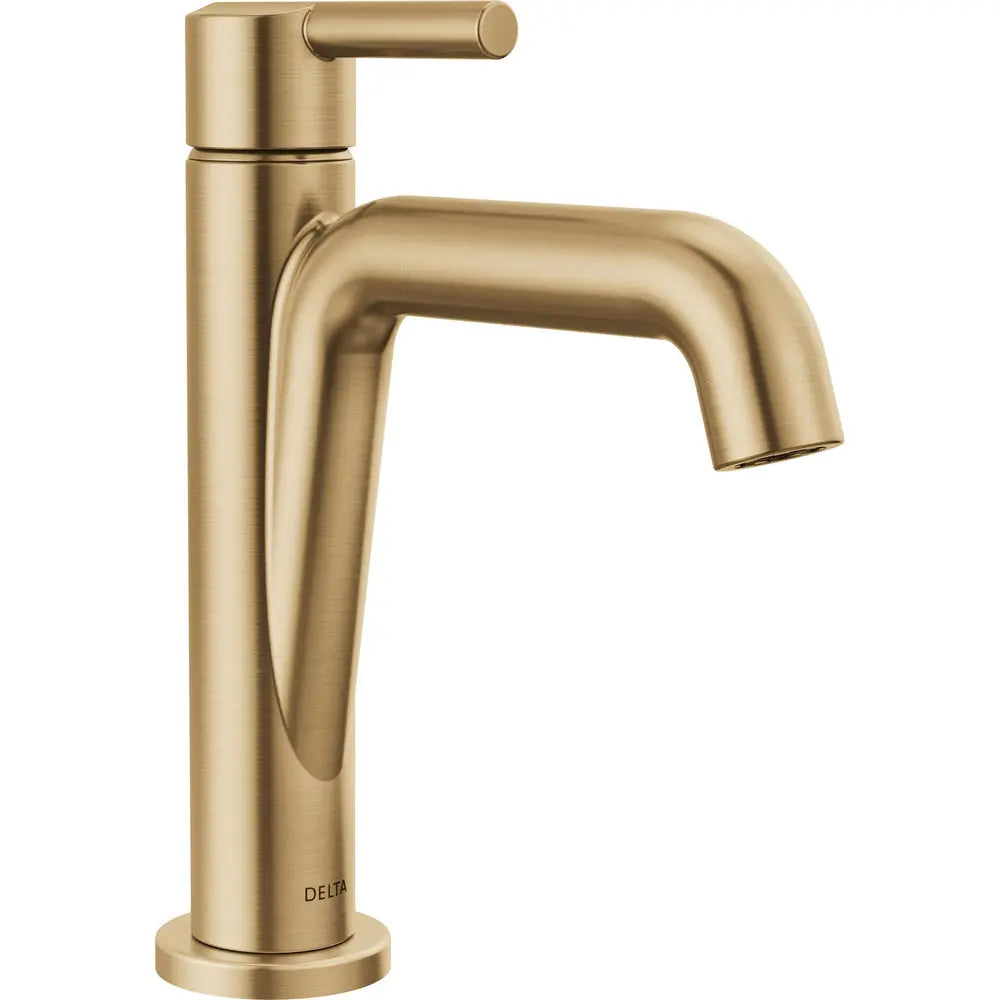 Delta Nicoli Single-Hole Bathroom Faucet 1L 15849LF-CDN - Champagne Bronze